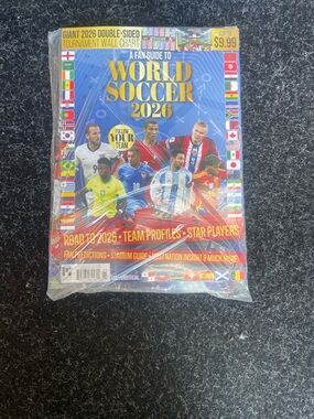 World Soccer 2026 Fan Guide - Blue/Multicolor Cover